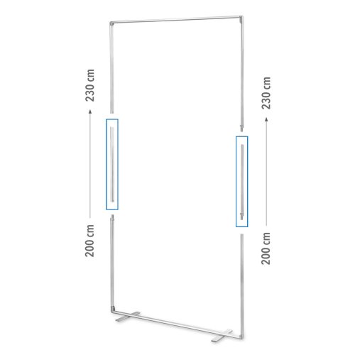 Podwyższenie standu do wysokości 230cm