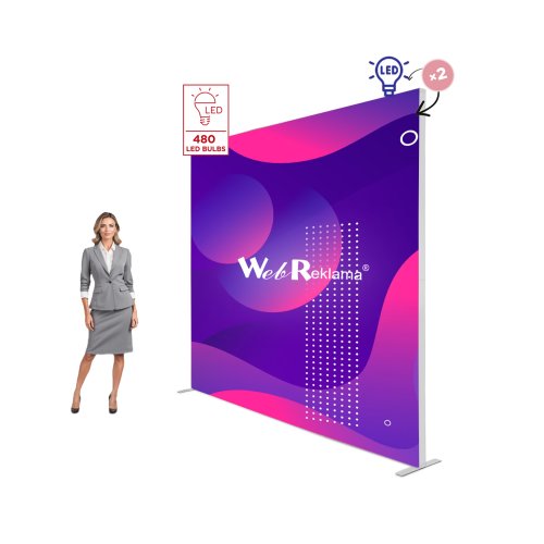 Ścianka Podświetlana Backlight 300 x 250